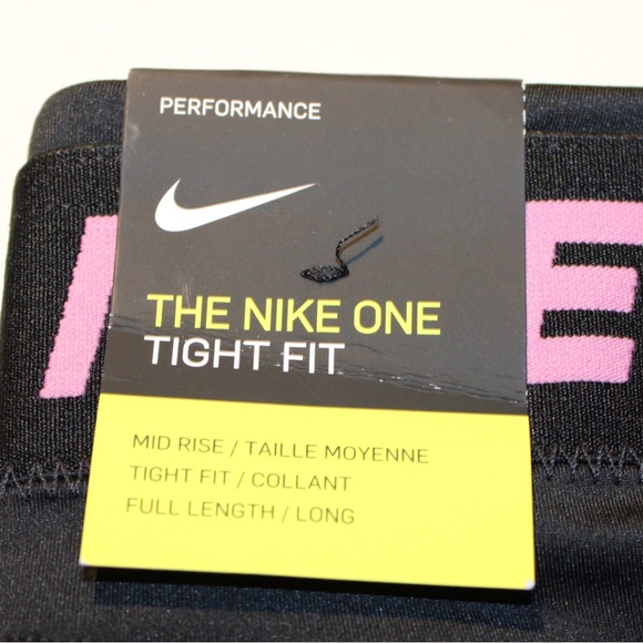 NIKE - The One / Coolant / Mid Rise/ Full Length Tight Fit Leggings- Girls XL - Picture 7 of 11